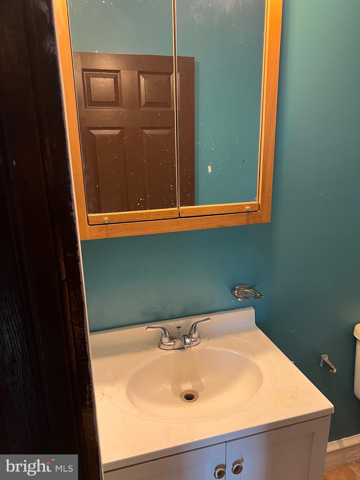 449 Baltimore Avenue Cumberland, MD 21502 - Photo 14 of 22 a bathroom with a sink and mirror