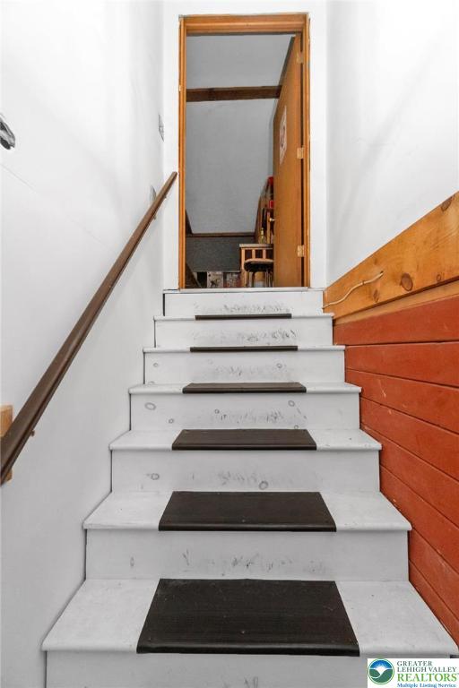 390 Forest Inn Road Lehighton, PA 18235 - Photo 76 of 87 Staircase From First to Second Level in Barn