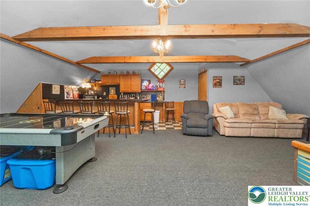 390 Forest Inn Road Lehighton, PA 18235 - Photo 77 of 87 Spacious Game Room on Second Level in Barn-Approx