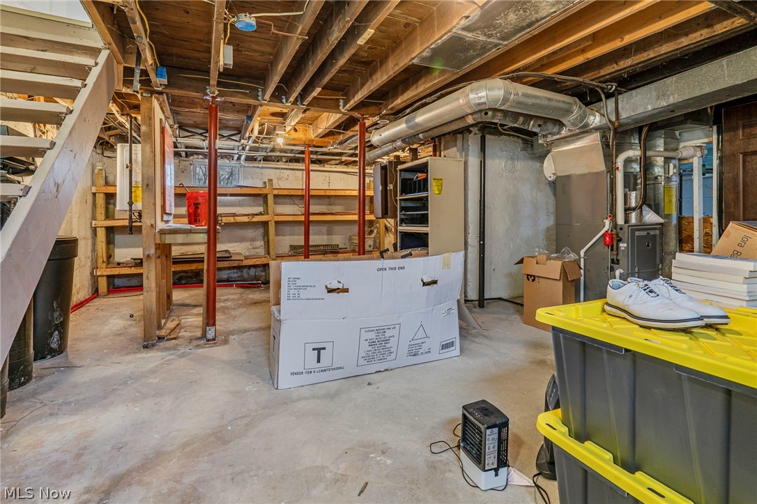1781 Grace Road Akron, OH 44312 - Photo 19 of 26 Basement with heating utilities