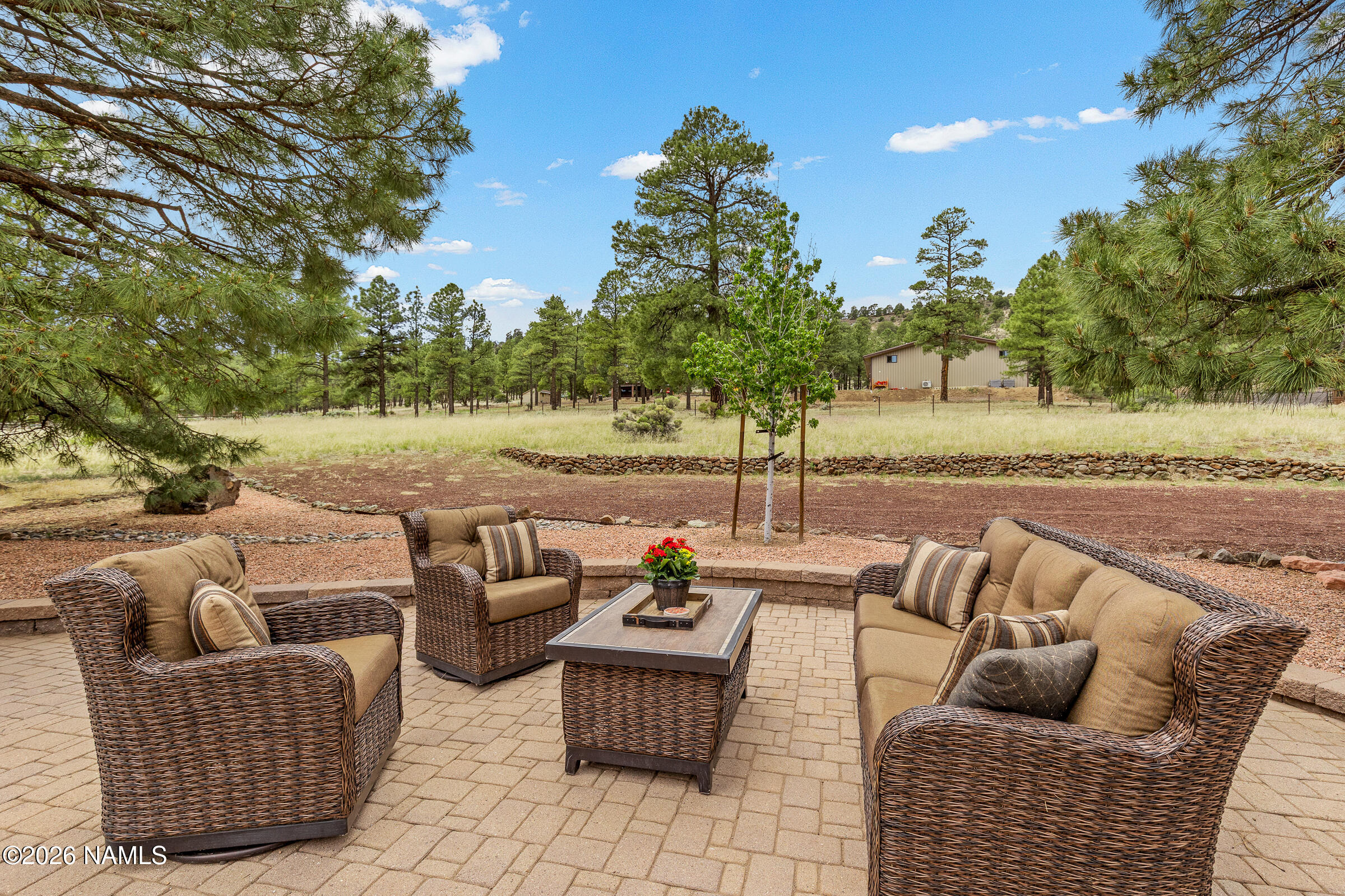 8921 Hulls Road Flagstaff, AZ 86004 - Photo 53 of 80 Patio with the Forest Views