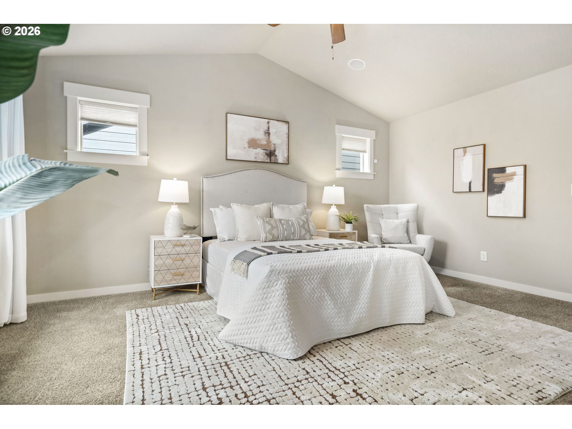 22421 Southwest Sequoia Terrace Sherwood, OR 97140 - Photo 24 of 48 a bed room with a bed and a night stand