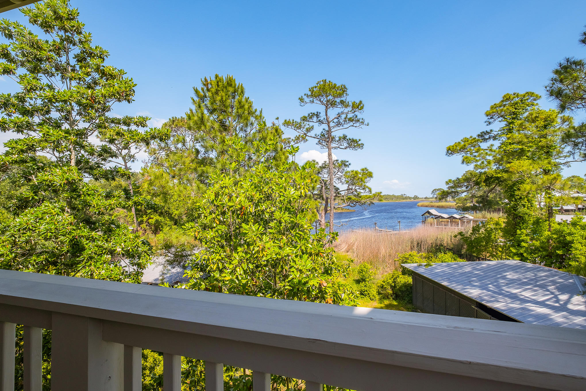 273 Grayton Trail Road Santa Rosa Beach, FL 32459 - Photo 34 of 88 a view of a lake from a balcony