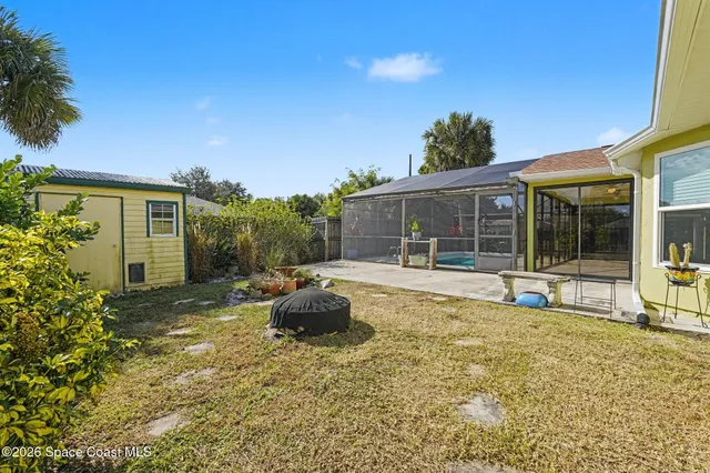 a house with trees in front of it