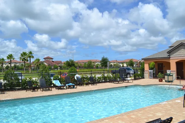 a view of outdoor space with seating