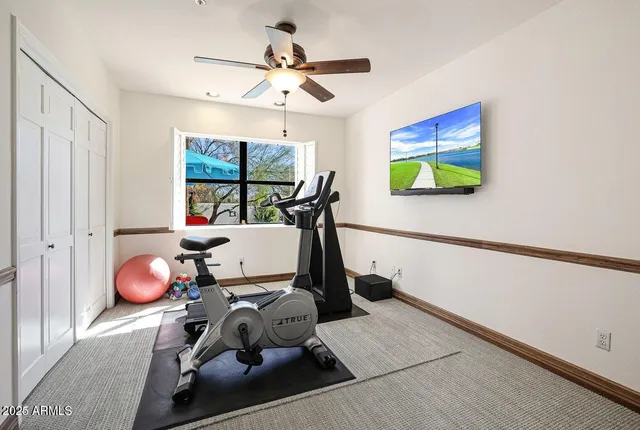 a view of a hallway with elevator