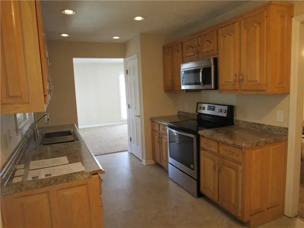 a view of small space with racks on the wall