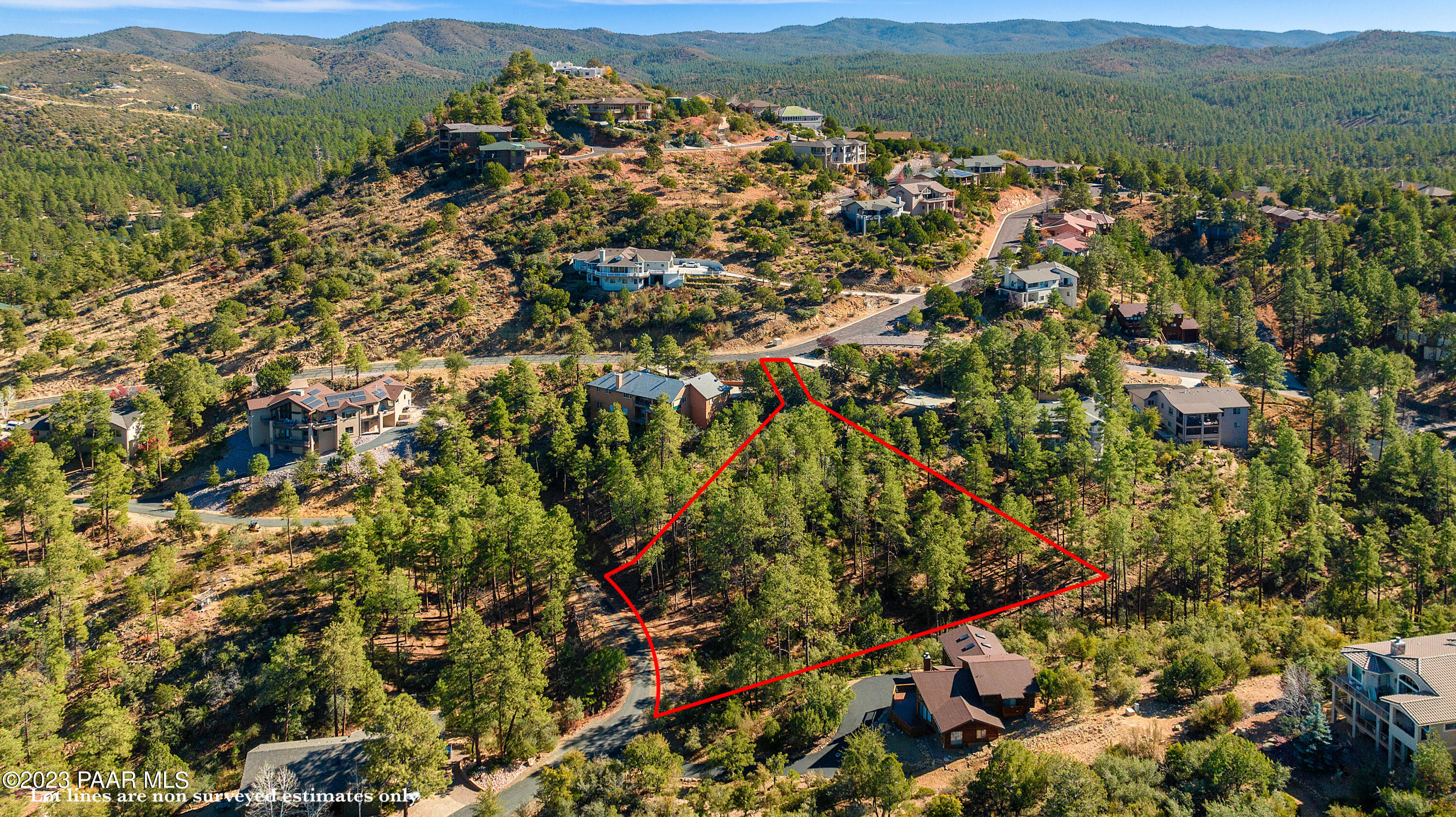 1384 East Valley View Road Prescott, AZ 86303 - Photo 3 of 10 a view of a city with mountain