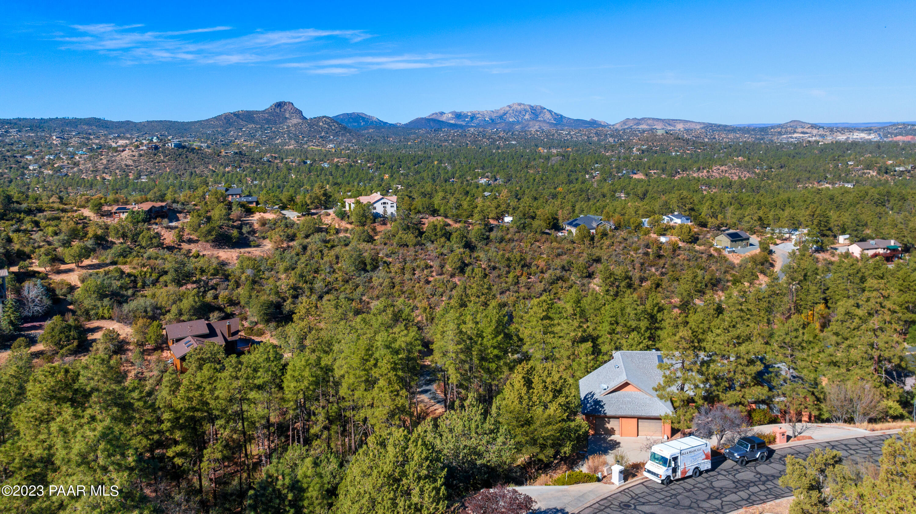 1384 East Valley View Road Prescott, AZ 86303 - Photo 8 of 10 a view of a city with mountain