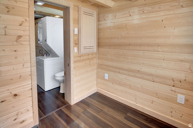111 Barrington Way Layton, UT 84041 - Photo 8 of 10 Light-toned wood plank walls complement the rich wood-finish flooring