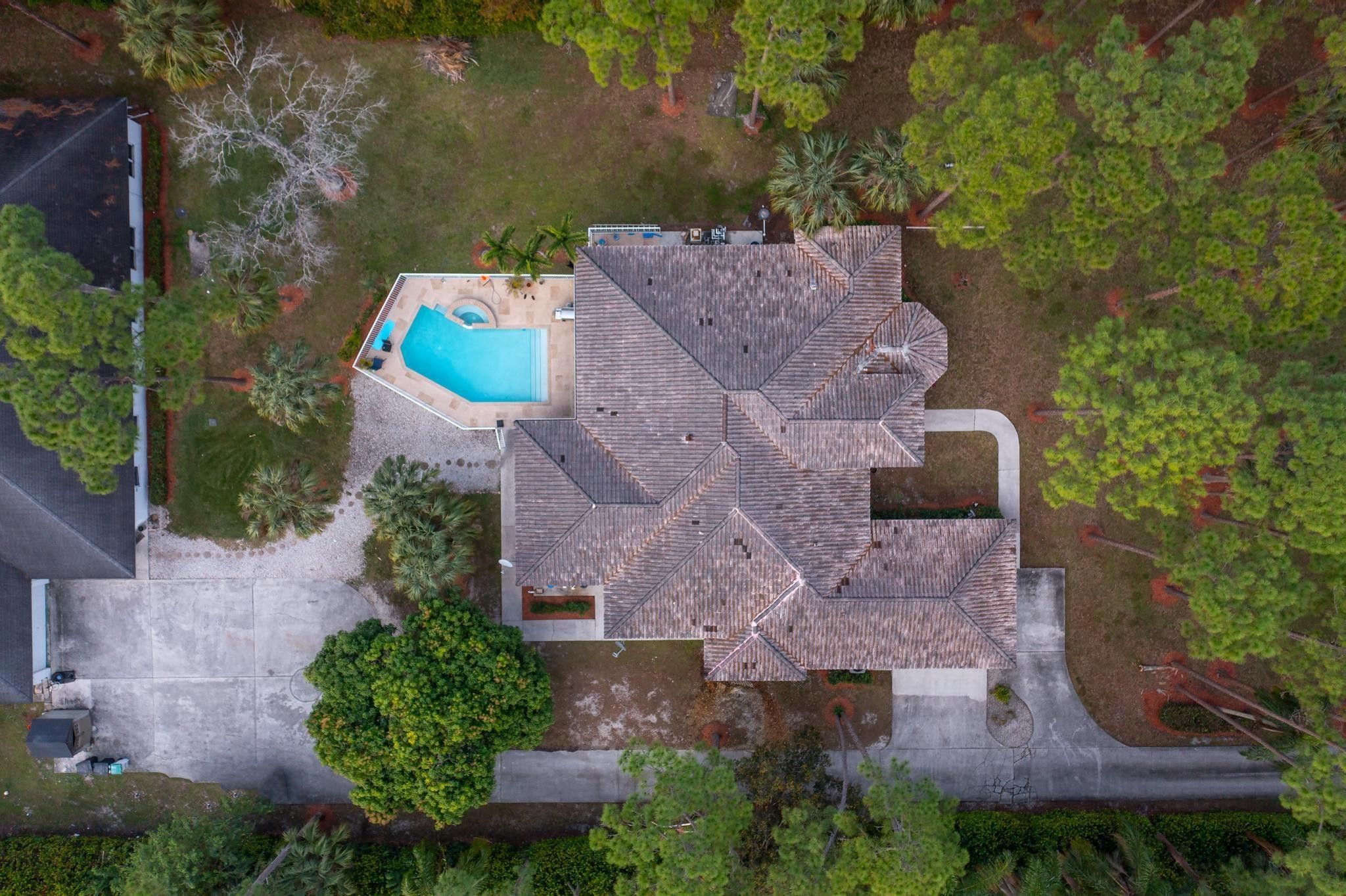 4901 Godfrey Road Parkland, FL 33067 - Photo 10 of 60 an aerial view of a house with a yard