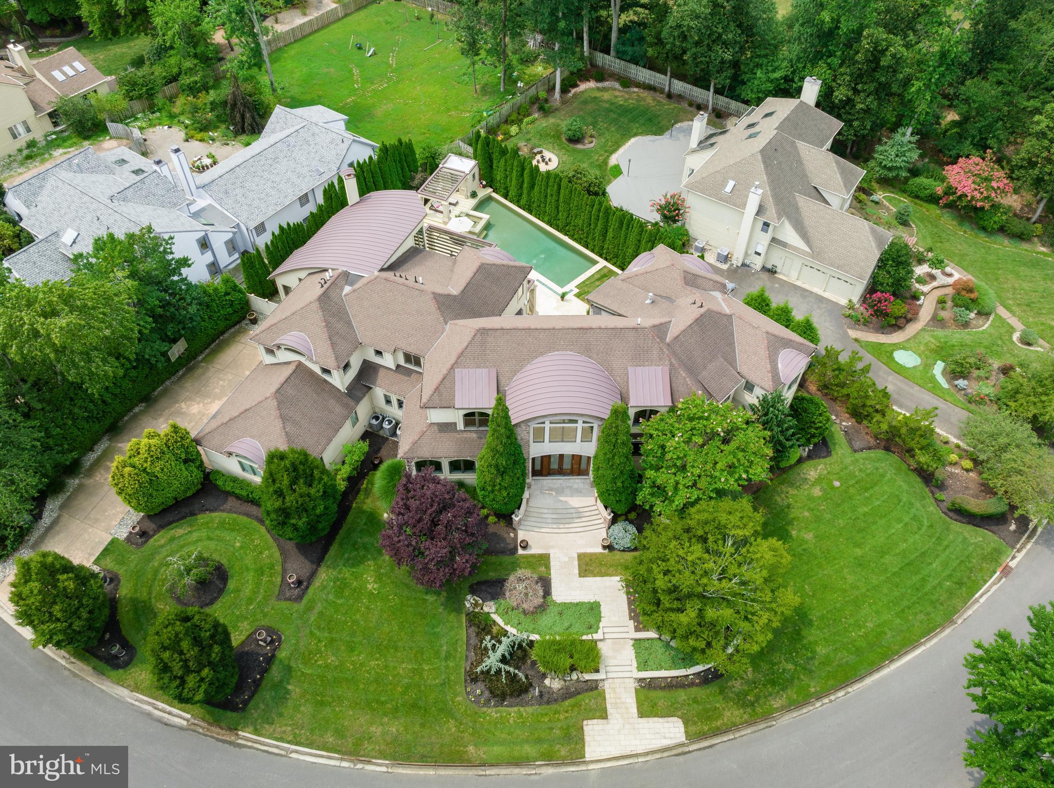 4 Southwood Drive Cherry Hill, NJ 08003 - Photo 2 of 58 an aerial view of a house with garden space and street view