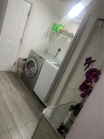 a view of washer and dryer