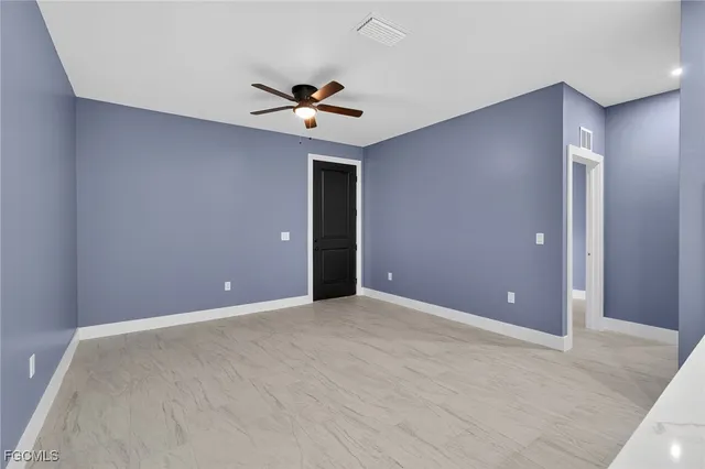 a view of an empty room