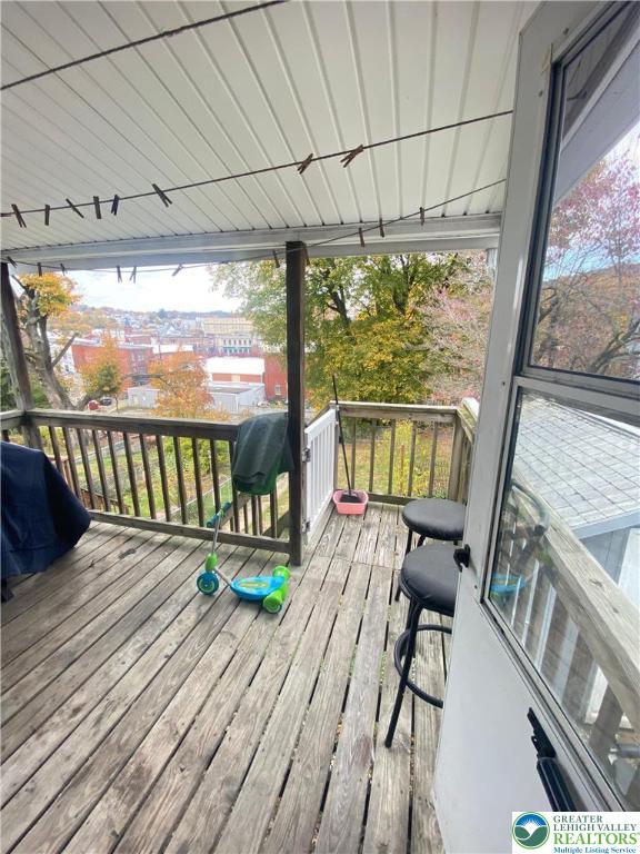 37 Hunter Street Tamaqua, PA 18252 - Photo 25 of 30 a view of a chairs on the roof deck
