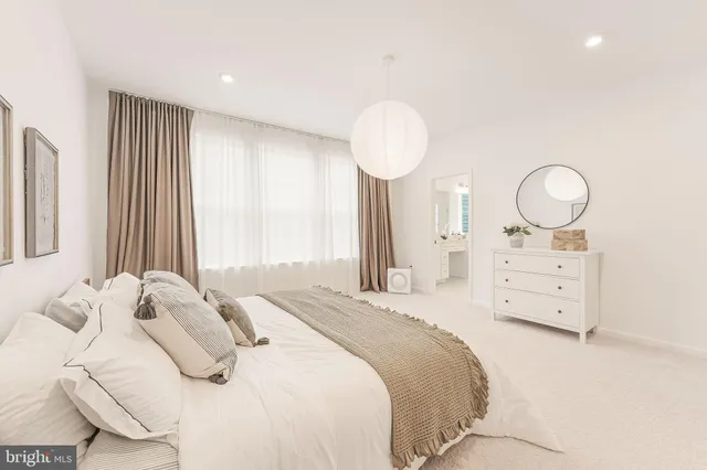 a room with furniture and a window