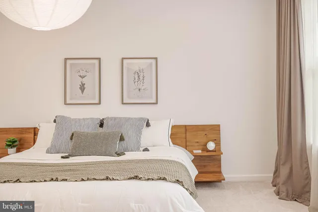 a room with a table and a chair