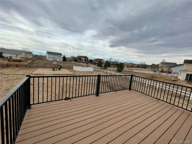 a view of balcony with city view