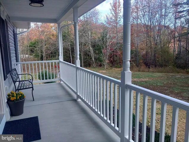 a view of outdoor space with seating