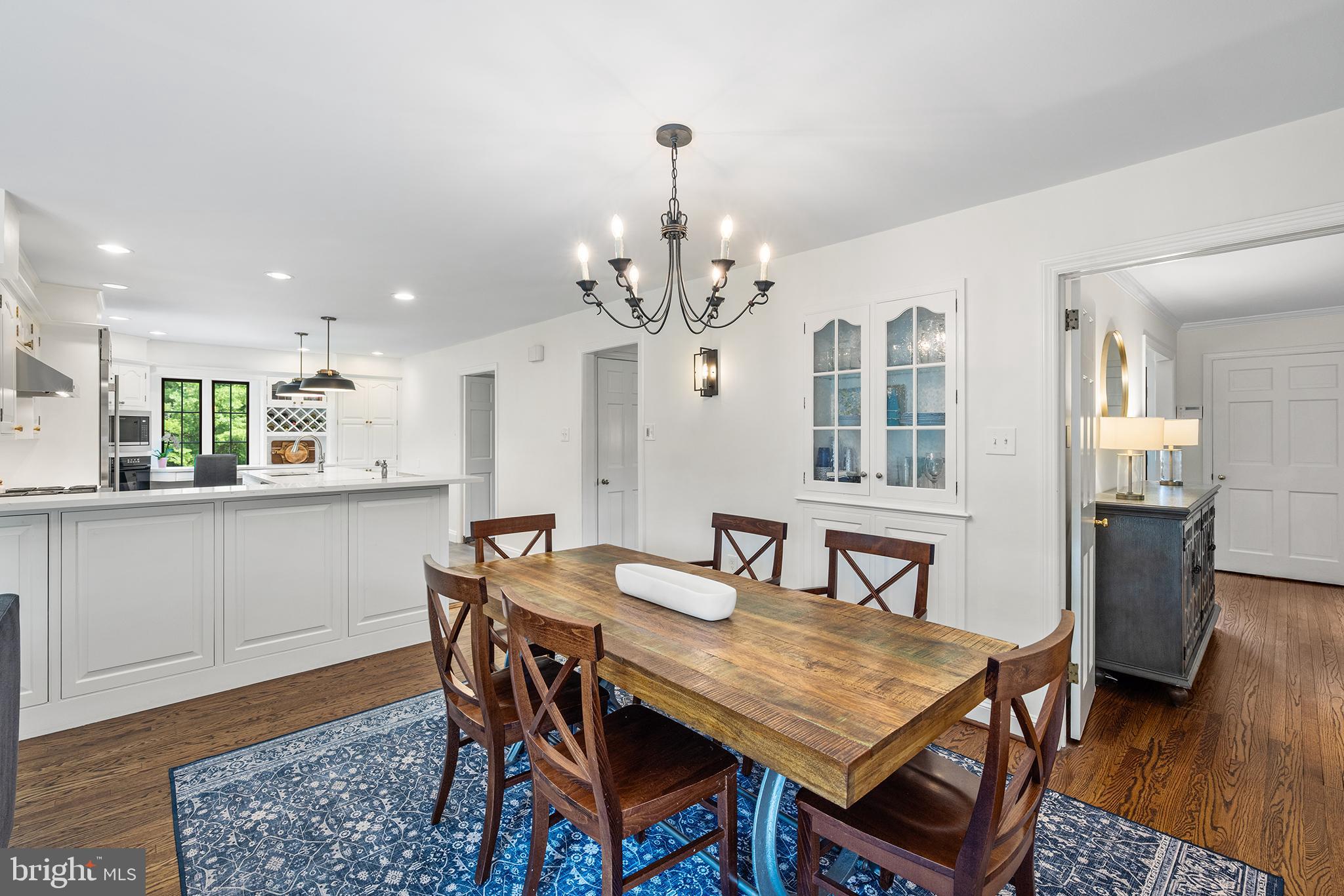 1263 Argyle Road Berwyn, PA 19312 - Photo 14 of 60 a view of a dining room with furniture and wooden floor