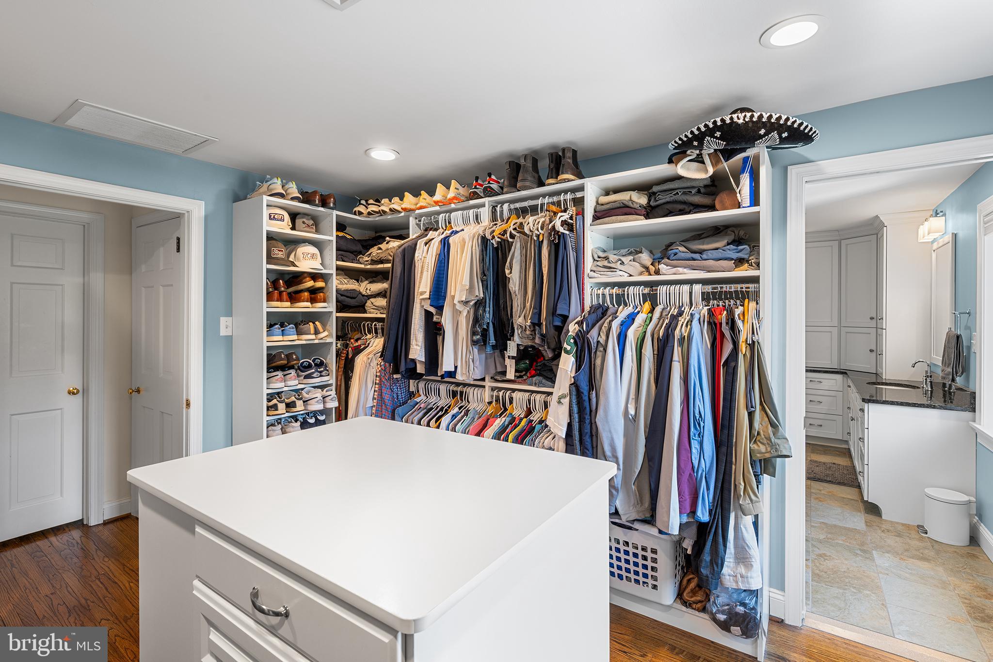 1263 Argyle Road Berwyn, PA 19312 - Photo 30 of 60 a view of walk in closet with clothes and shoes