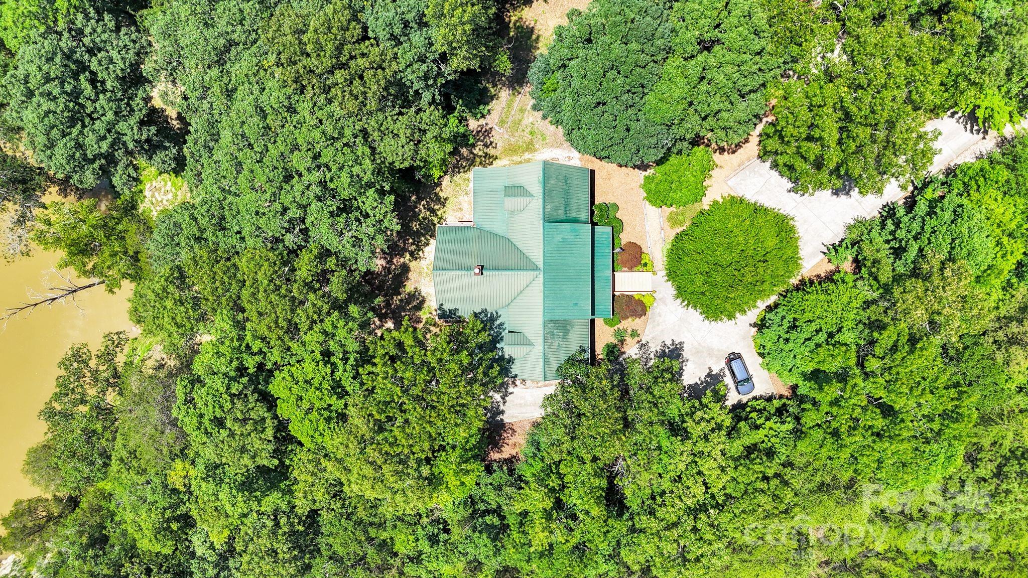 210 Big Rock Road Blacksburg, SC 29702 - Photo 5 of 46 an aerial view of a house with a yard