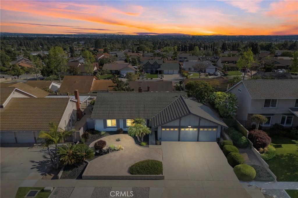 2424 Camino Rey Fullerton, CA 92833 - Photo 1 of 1 an aerial view of a house with a garden