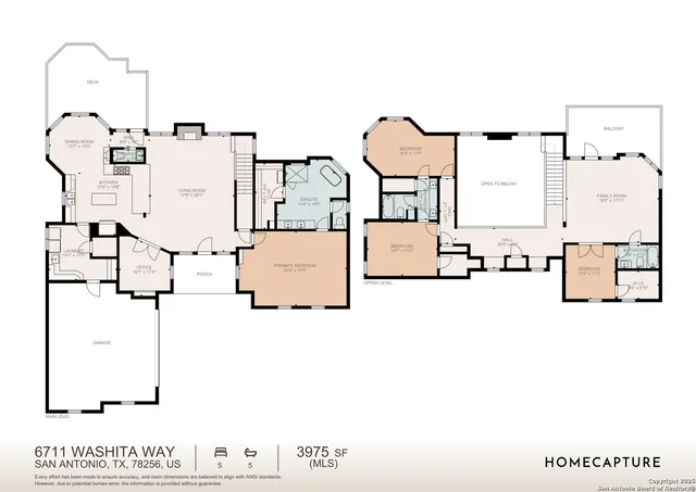 a table and chairs sitting on a wooden deck