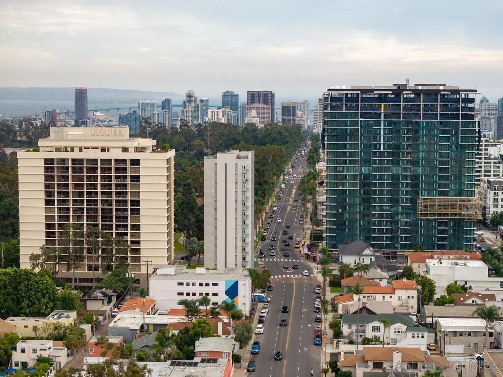 3634 7th Avenue, Unit 4B San Diego, CA 92103 - Photo 3 of 50 a view of a city with tall buildings
