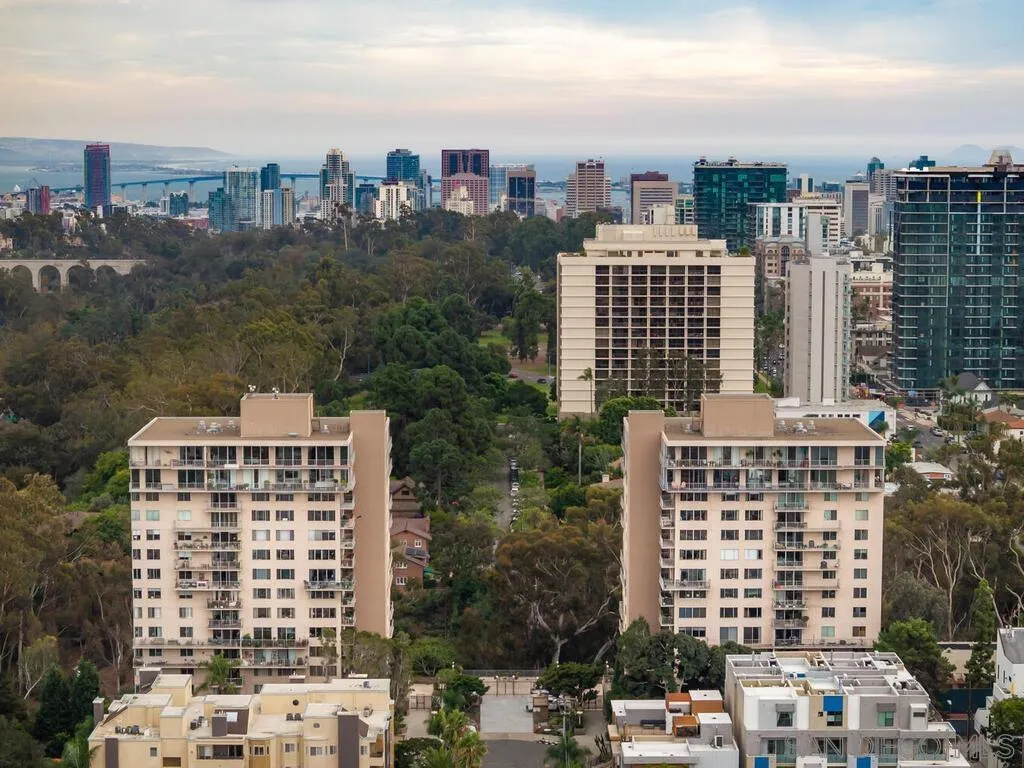3634 7th Avenue, Unit 4B San Diego, CA 92103 - Photo 49 of 50 a view of a city with tall buildings