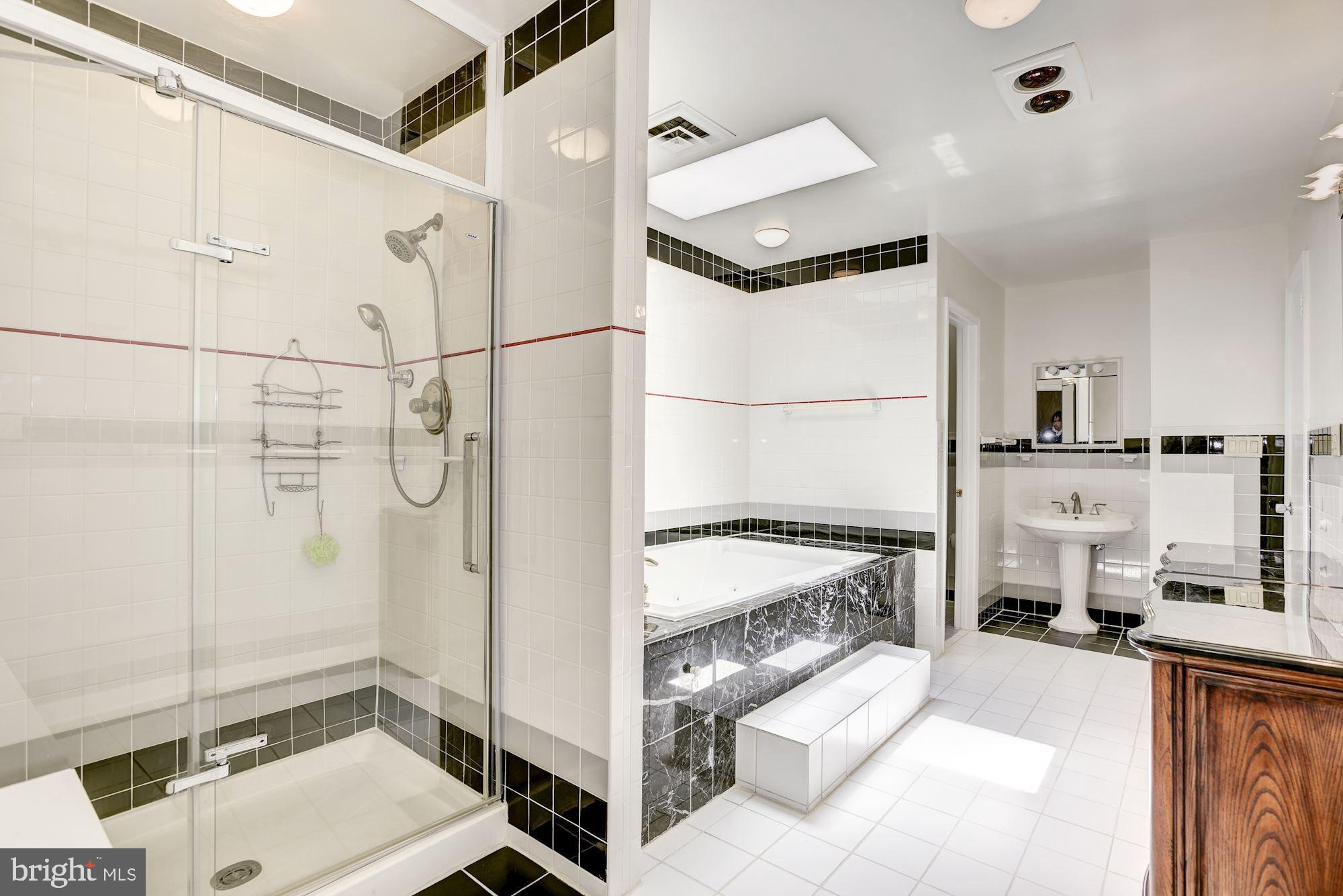 7327 Westerly Lane McLean, VA 22101 - Photo 22 of 35 Luxury master bath with glass enclosed shower