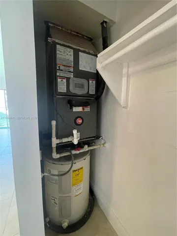 a view of storage and utility room