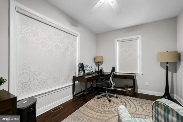 a room with furniture and a window