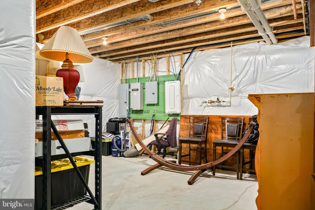 a view of storage and utility room