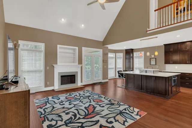 wooden view of an empty room