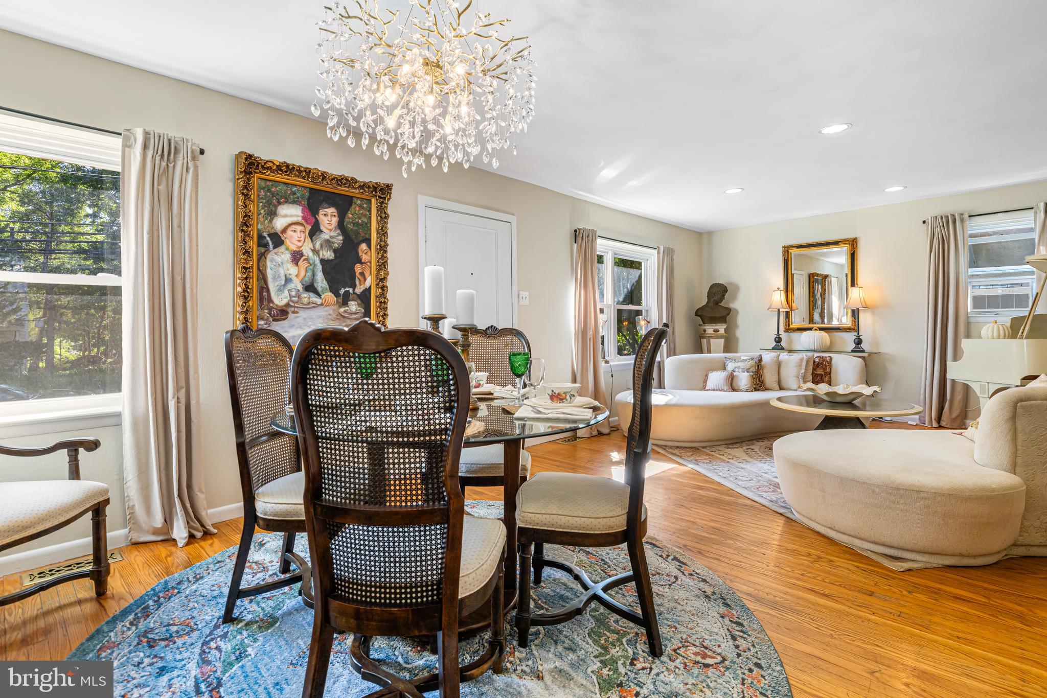 2908 Old Welsh Road Willow Grove, PA 19090 - Photo 7 of 47 Dining Room with gorgeous chandelier
