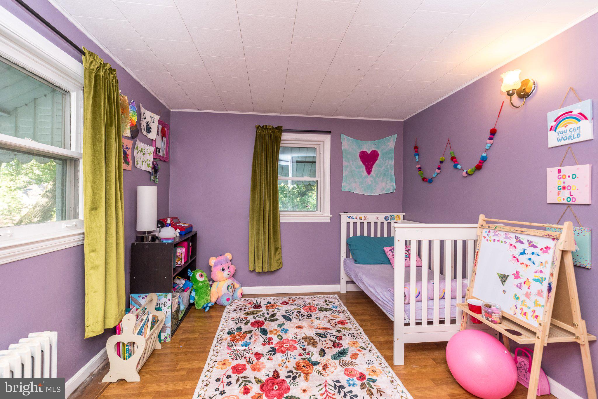 109 Ridge Street Reading, PA 19607 - Photo 26 of 41 Charming purple-hued children's retreat.