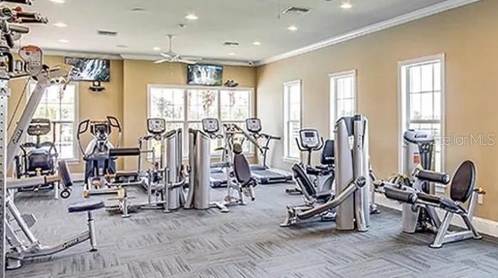 6175 Southwest 88th Loop Ocala, FL 34476 - Photo 52 of 56 a view of a room with gym equipment