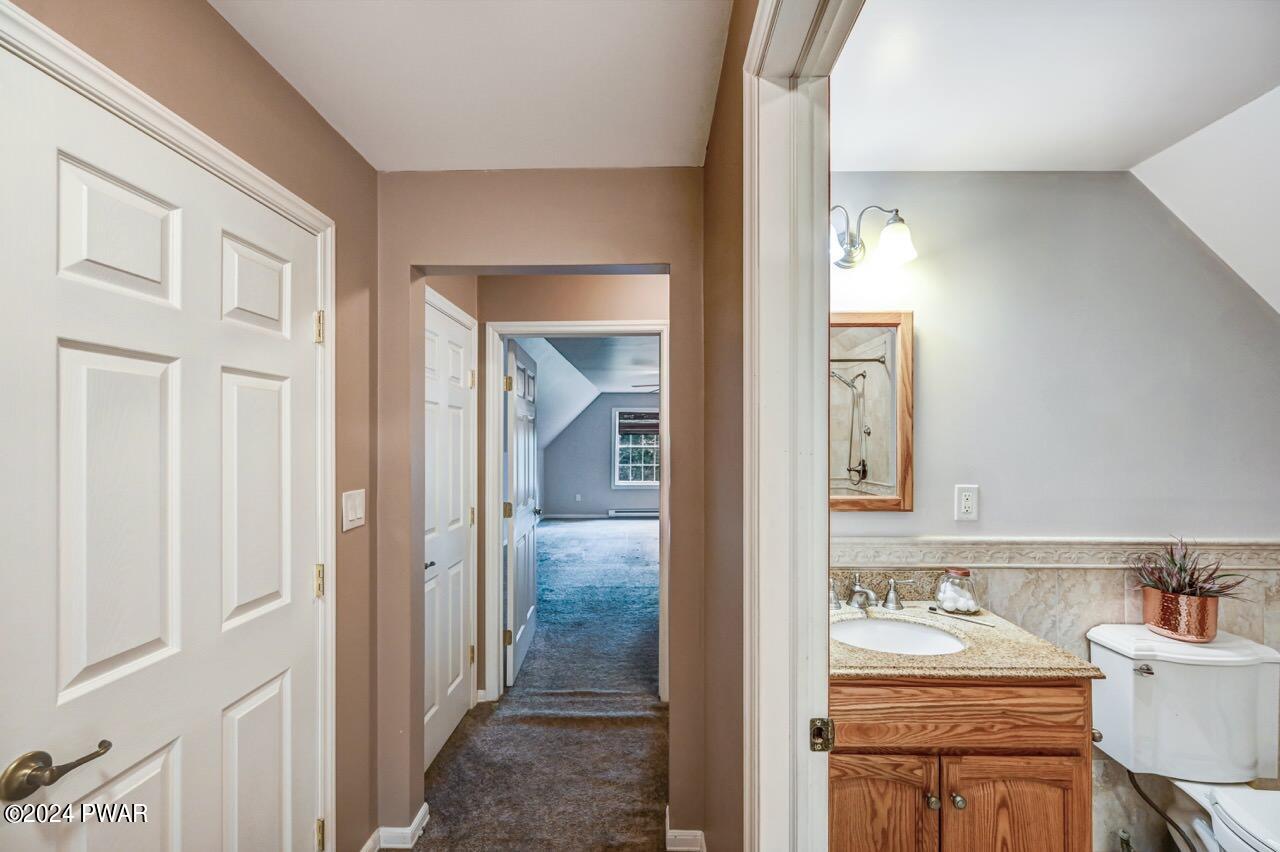 126 Ridge View Road Lackawaxen, PA 18425 - Photo 54 of 78 50 Upper level Bathroom 3 view 1