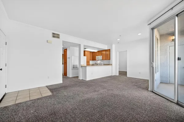 a view of an empty room