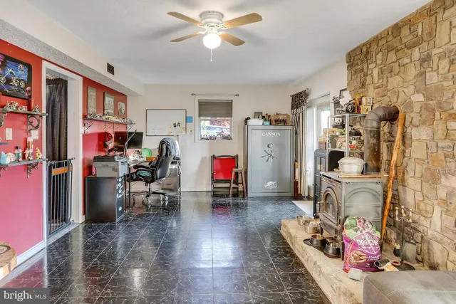a view of a tree in front of a house