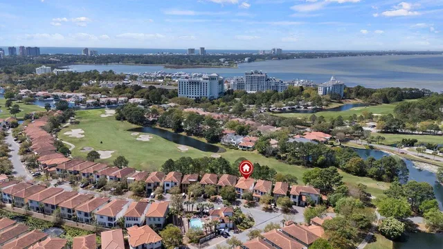 a view of lake and city