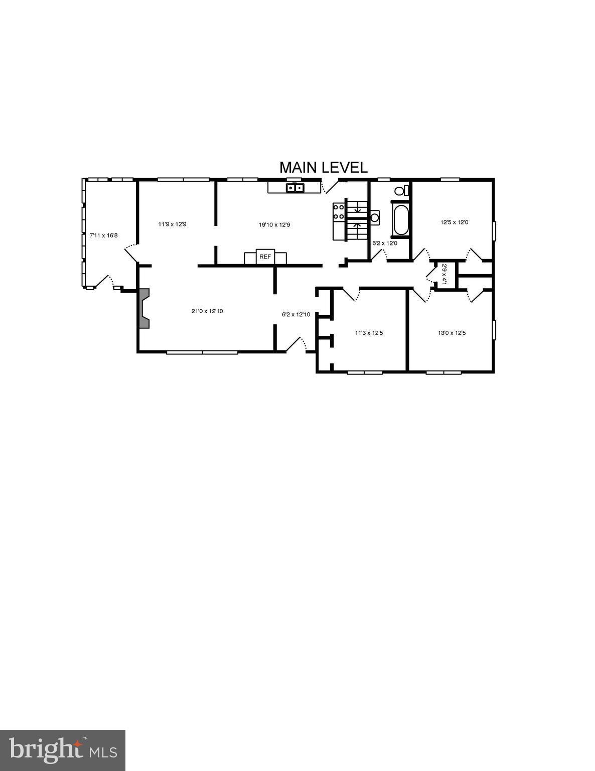 24200 Kings Valley Road Damascus, MD 20872 - Photo 3 of 29 Main Level Floor Plan