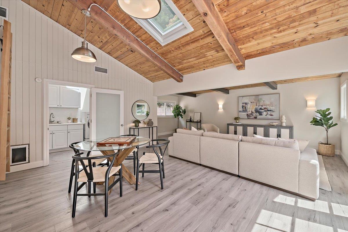 15251 Old Ranch Road Los Gatos, CA 95033 - Photo 13 of 38 a living room with furniture and wooden floor