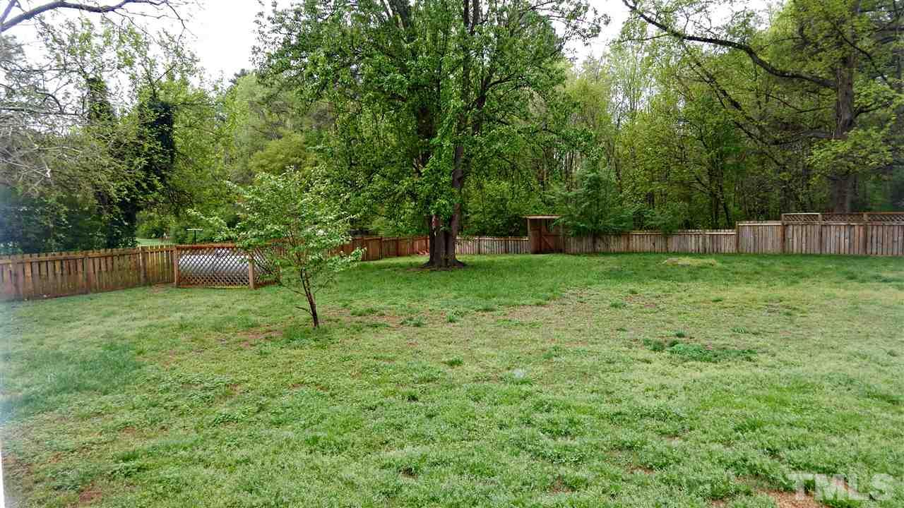 5616 Old Stage Road Raleigh, NC 27603 - Photo 14 of 15 a view of a backyard