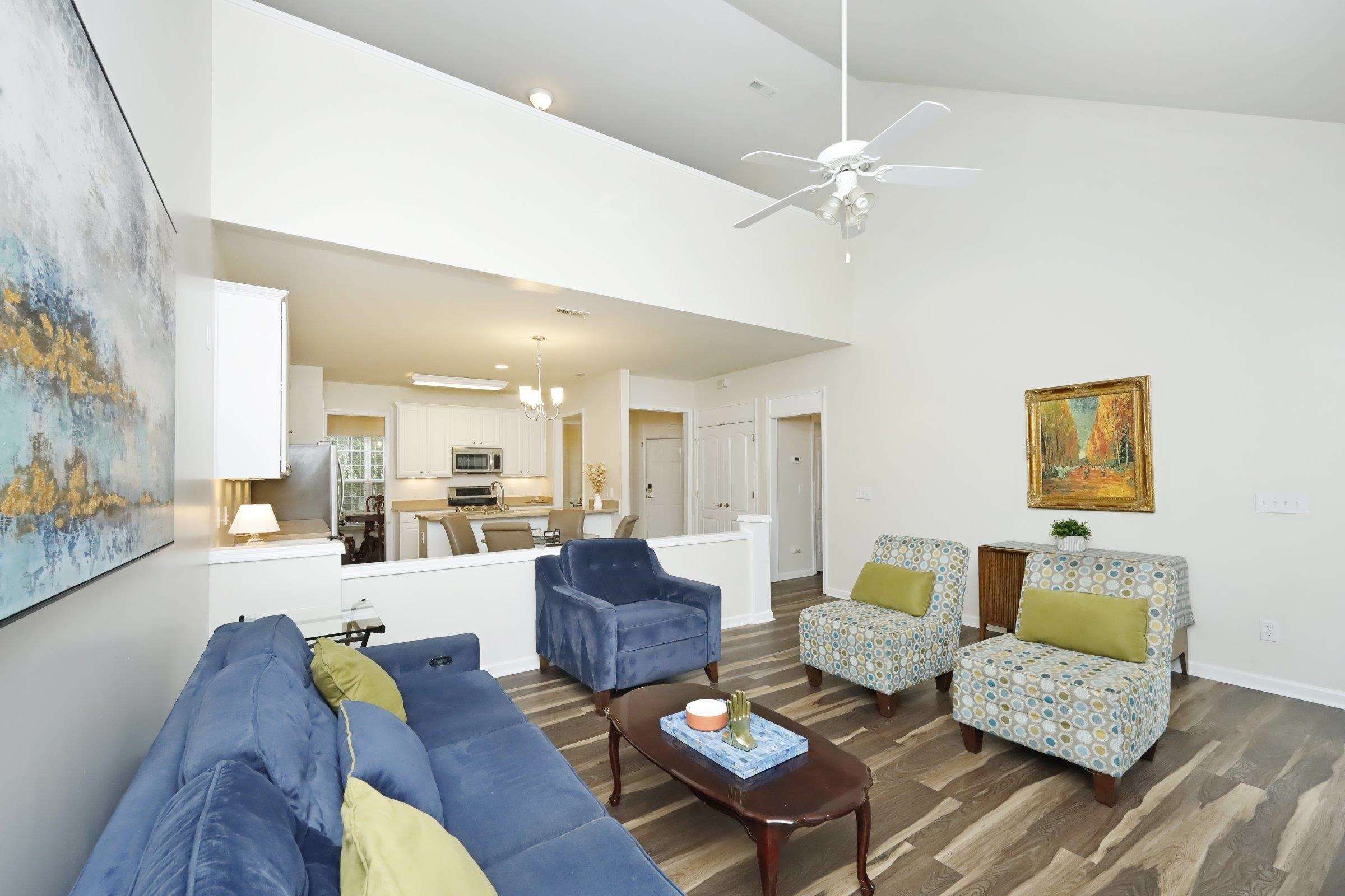 5313 Brandy Bay Road Raleigh, NC 27613 - Photo 15 of 42 a living room with furniture and a rug