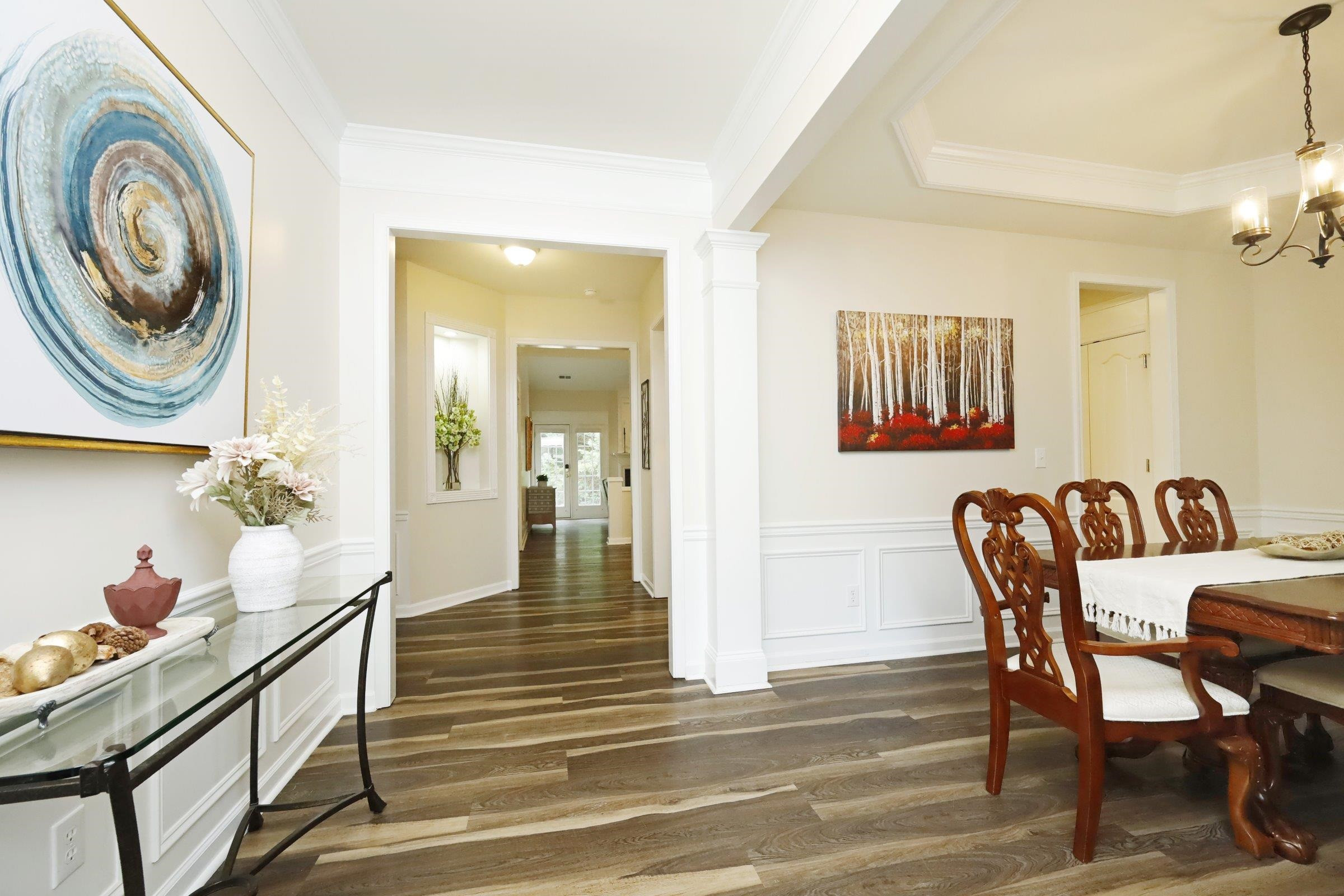 5313 Brandy Bay Road Raleigh, NC 27613 - Photo 4 of 42 a dining room with furniture and window