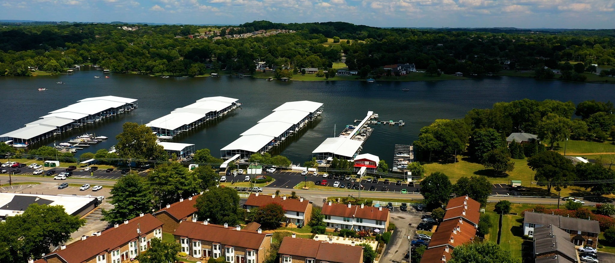 250 Sanders Ferry Road, Unit 34 Hendersonville, TN 37075 - Photo 20 of 21 an aerial view of lake residential house with outdoor space
