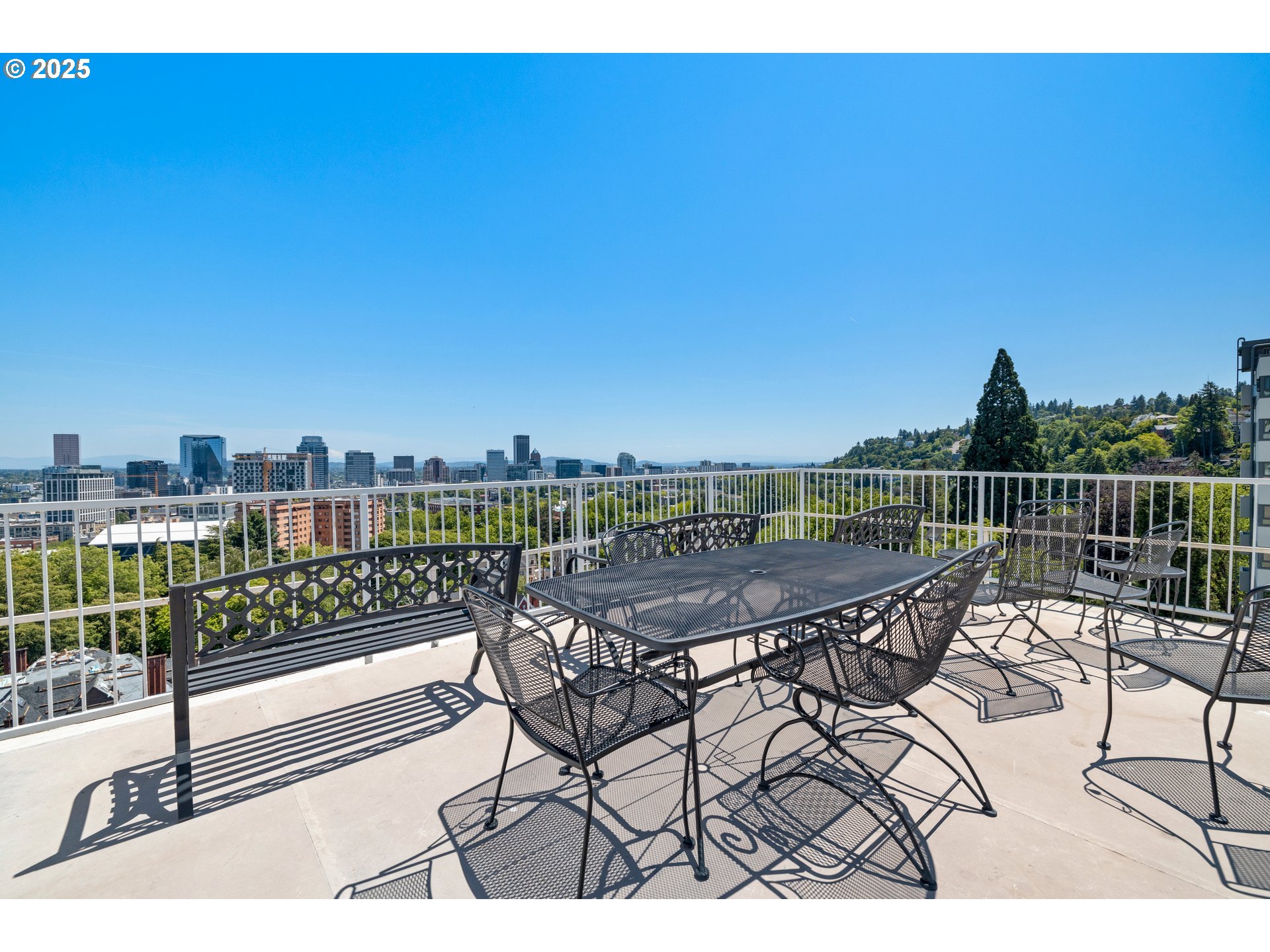 2211 Southwest Park Place, Unit 603 Portland, OR 97205 - Photo 26 of 27 a view of a terrace with furniture