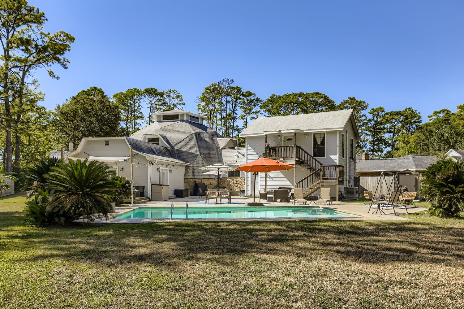 16614 Creeksouth Road Houston, TX 77068 - Photo 33 of 36 a front view of a house with a yard